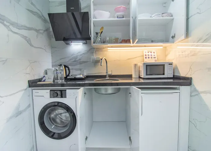 Cozy 1br & Sofabed With Two Inviting Balconies 伊斯坦布尔